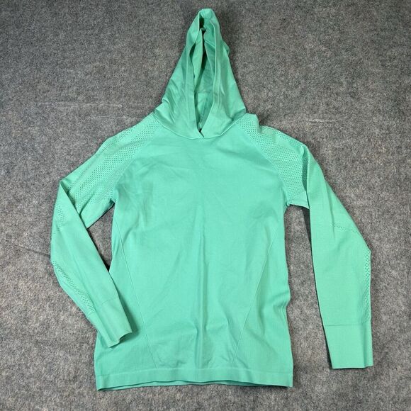 ZYIA Active Peak Performance Women’s Medium Fitted Hoodie Mint Green Pullover - Picture 1 of 7